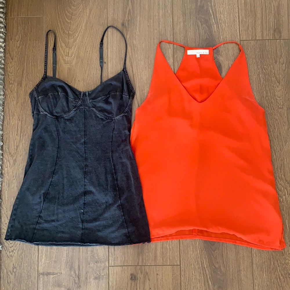 2 dressy tops (sold together- Aritzia and Plenty)
